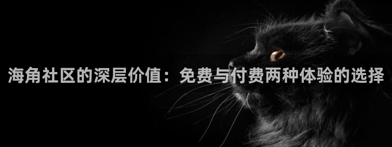 海角社区hj登录：海角社区的深层价值：免费与付费两种体验的选择